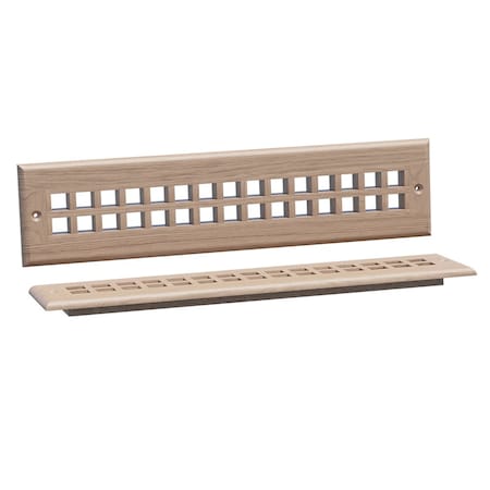 Designs Of Distinction 15.75"W Grate Style Toe Kick Vent - Cherry 01992114CH1